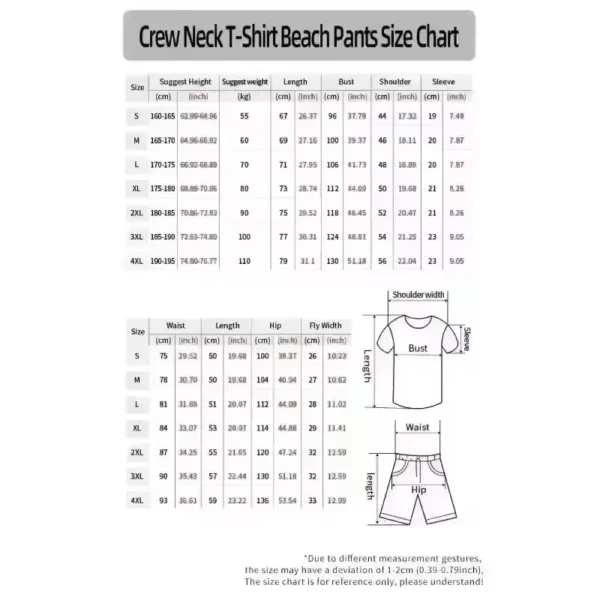 American Men's Suit Oversize Men's T-shirt + Shorts Fashion Printing Casual Sports Round Neck Short-sleeved Suit - Imagen 2