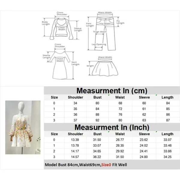 White Re-tro Floral Print 2024 New Spring Summer Elegant Collection Long Lantern Sleeve Belted High Quality Linen Mini Dresses - Imagen 5