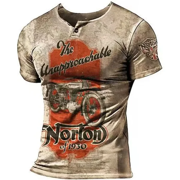 Vintage T Shirts for Men 3D Print American Tee Top Short Sleeve Oversized Hip Hop O-Neck Cotton T Shirts Men Clothing Camiseta - Imagen 6
