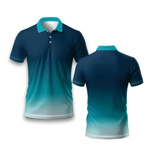 Men Polo Shirts Short Sleeve Men's Clothes Summer Oversized Sportswear Shirt Striped Polo Tees Fashion Man Pullover Tops - Imagen 5