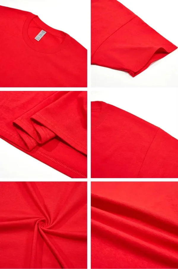 New Candy Color 100% Cotton T-Shirts Men Women 14 Colors Oversized Short Sleeves High Quality Brand Tee Clothing Soft T Shirts - Imagen 6