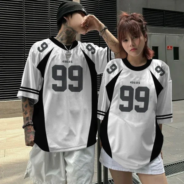 2024 Couple T-Shirt 3d Printed Short Sleeve Tops Summer Quick Dry Basketball T-Shirt For Men Fashion Sports Shirt Oversized Tees - Imagen 3