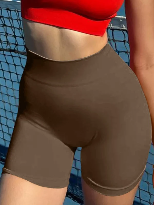 OQQ 2024 Women's Yoga Shorts High Waisted Fitness Pants Seamless Hip Lifting Ladies Sports Shorts - Image 5