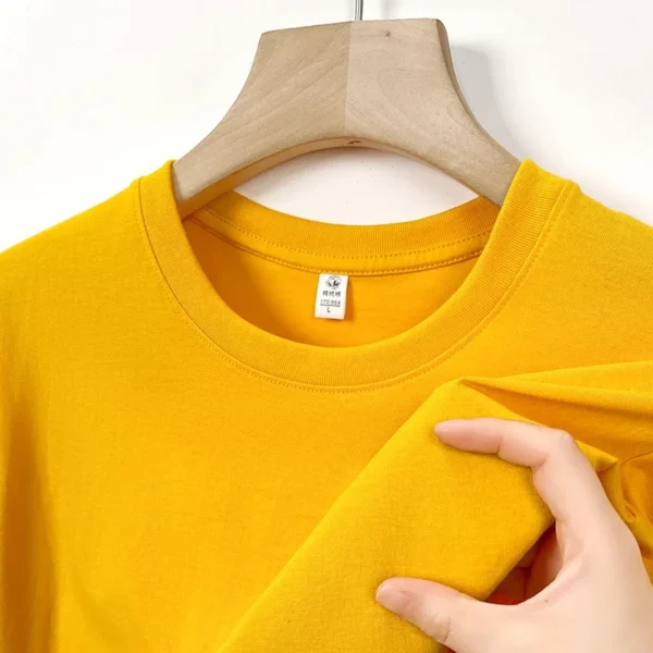 2025 New Men's Korean Casual Cotton Short Sleeved Round Neck T-shirt Summer Fashionable and Comfortable Versatile Top - Imagen 6