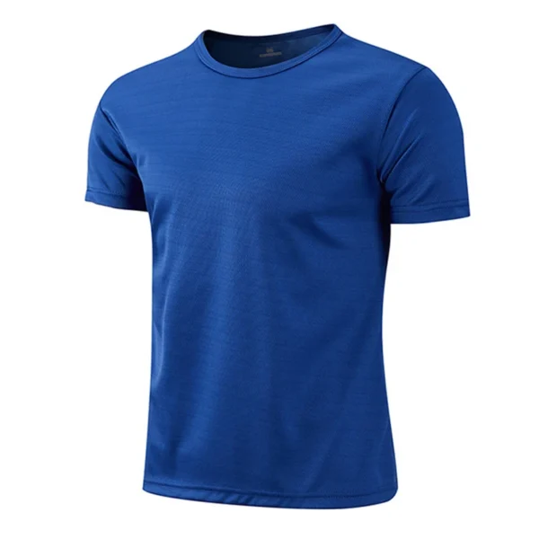 Men Short Sleeve Top Oversized White T-Shirt Man Casual Soild Shirt Quick Drying Gym Basketball t Shirts Soccer Tees Man Clothes