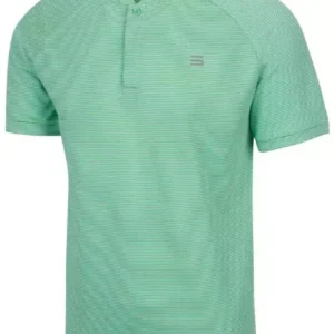 Three Sixty Six Collarless Golf Shirts - Men’s Casual Dry Fit Short Sleeve Polo, Lightweight and Breathable Gym Sports Fitness