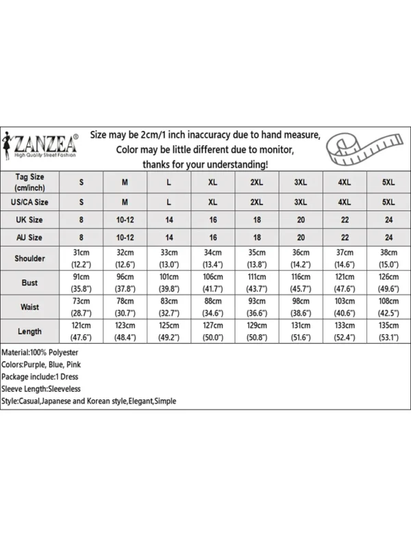 ZANZEA Women Fashion Ruffles Midi Dresses Bohemian Square Neck Sleeveless Striped Ruffled Hem A-line Robes Femme Vacation Style - Imagen 6