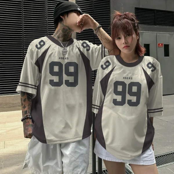 2024 Couple T-Shirt 3d Printed Short Sleeve Tops Summer Quick Dry Basketball T-Shirt For Men Fashion Sports Shirt Oversized Tees - Imagen 2