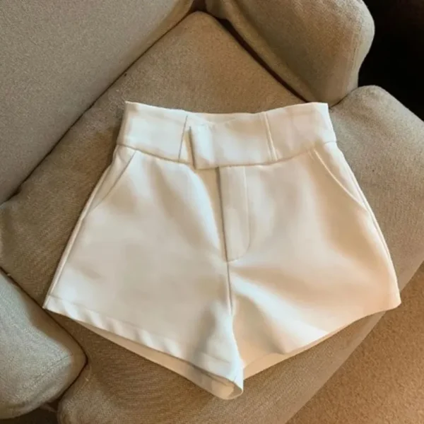 Women Shorts Mooyufon Black Shorts Women Harajuku Elegance High Waisted Shorts A Line Slim Casual Hot Girl Straight Pants Sexy - Imagen 5