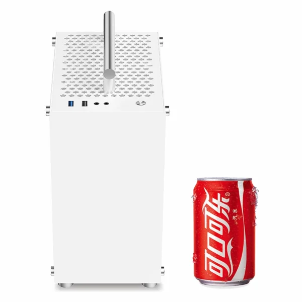 METALFISH T40 Mini ITX Black Case 7L Gaming Computer Chassis Compact transparent PC Support SFX PSU/70mm Cooler/206mm GPU - Imagen 5