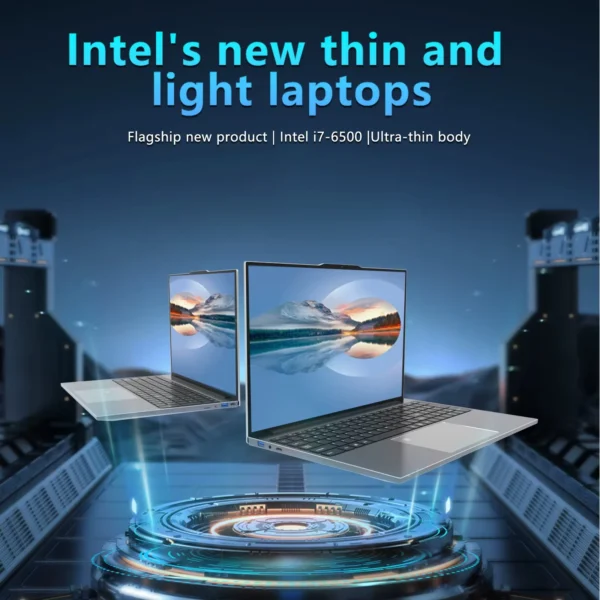 15.6 inch Laptop Computer Intel Core i7 6500U Windows 11 Pro 16GB DDR4 512GB 1TB SSD Portable Notebook PC Gamer Gaming Laptops - Imagen 3