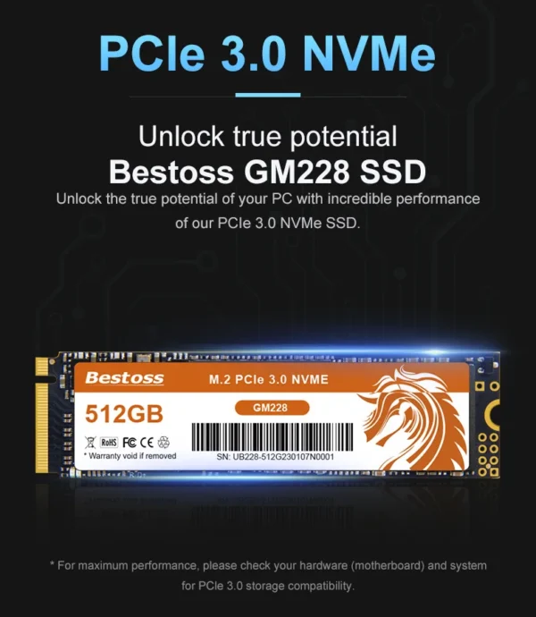 Bestoss Nvme M2 Ssd 1tb Notebook Ssd Nvme M2 256gb Diy Gaming Computer Internal Solid State Drives For Laptops GM228 - Imagen 6