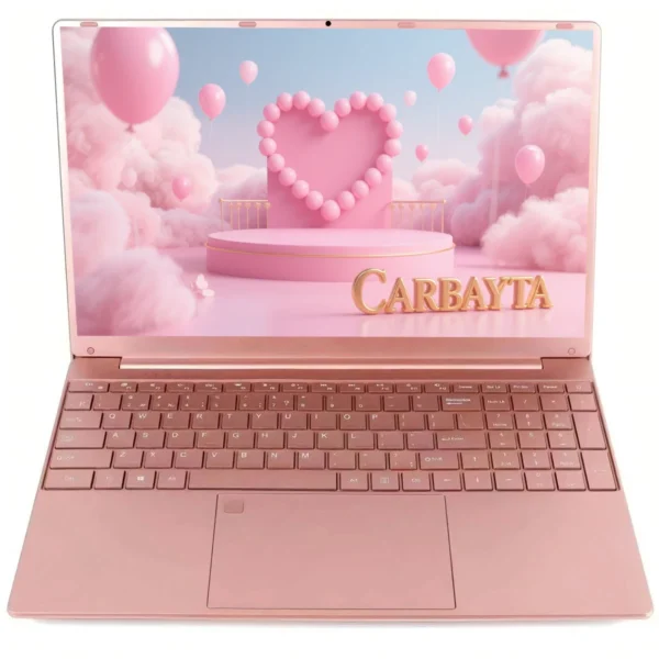 2025 11th Gen Intel Celeron N5095 Laptop Windows10/11, Max 32GB RAM,128gb- 2TB SSD, 2.4G/5G WiFi, BT, Girlish style Pink Keybd
