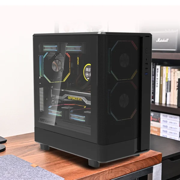 Darkflash DB330M MESH PC Computer Case Gabinete Gamer USB 3.0 Support 240 Water Cooling Mini Matx ITX Diy Gaming Computer Case - Imagen 6
