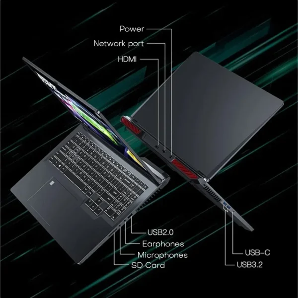 16" Gaming Laptop intel Core i7-6700HQ GTX 1060 IPS 1920*1200 Notebook PC Gamer 16GB DDR4 1TB SSD Windows 11 Pro Laptop Computer - Imagen 5