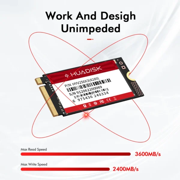 HUADISK M.2 SSD NVME PCIE3.0 128GB 256GB 512GB Solid State Disk Internal ssd nvme m2 DIY Gaming Computer Laptop PC Motherboard - Imagen 3