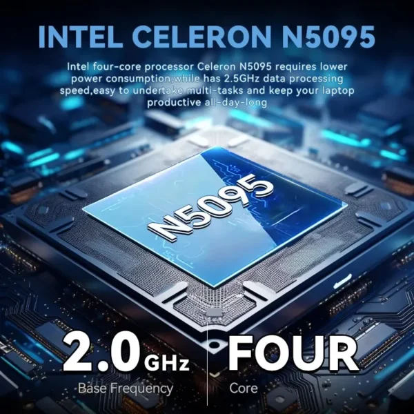 FIREBAT A14 Laptop Intel N5095 14.1 Inch 16GB LPDDR4 RAM 512GB 1TB SSD Lightweight Business Computer Notebook FHD Fingerprint - Imagen 3