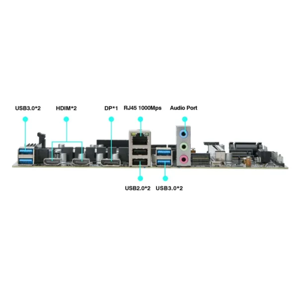 DIY Gaming Computer Motherboard with Onboard 11th Kit IntelCore CPU 0000 ES 2.6GHz (Refer to Kit i9 1198** i9 11900) DDR4 - Imagen 3