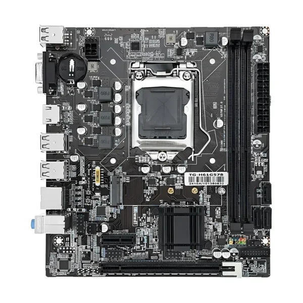 SOYO H61 Gaming Motherboard Kit with Intel LGA1155 CPU i5 2500 DDR3 (8GB*2) 16G Memory M.2 SATA Desktop Computer components - Imagen 2
