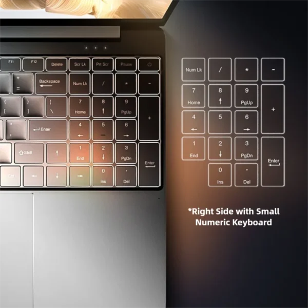 AMD Ryzen R5 R7 Slim Gaming Laptop 15.6 Inch IPS Laptops Portable notbook computer pc Windows11 Fingerprint cheap price deal - Imagen 3