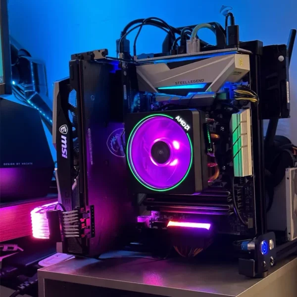 MOD ATX Open PC Case Frame For ITX MATX EATX Gamers Cabinet Aluminum Creative DIY Desktop Computer Chassis Tower Gaming - Imagen 6