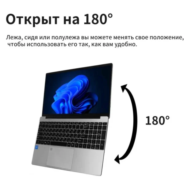 15.6" Ultra-Slim IPS Laptop 16GB RAM 11th Intel Celeron N5095 Windows 11 Pro 5G WiFi |Mobile Workstation Fast Global Shipping - Imagen 2