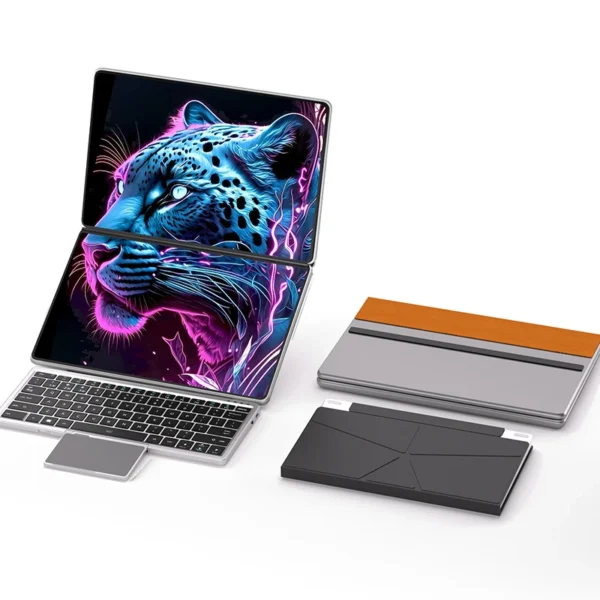 New Dual Screen Laptop Intel i3 1215U N100 Dual 10.95 Inch IPS Touch Screen Windows 11 Office Computer Tablet Notebook WiFi 6 - Imagen 3