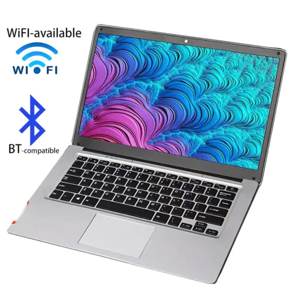 2025 14 inch Affordable Student Laptop Budget-Friendly Notebook Windows 10 for School Lightweight intel Celeron CPU USB 3.0 WiFi - Imagen 2