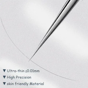 1/11Pcs Acne Pimples Blackhead Remover Clip Ultra-fine Tweezers Black Dots Blackhead Extractor Acne Needle Facial Cleaner Skin