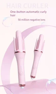 Fully Automatic Curling Iron Anti-Tangle Hair Curler with Negative Ions Latest Curling Wand Hair Curler for long-lasting styling