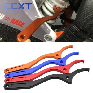 Motorcycle CNC Rear Damping Shock Spanner Wrench For KTM SX XC SXF XCW XCF EXC EXCF For Husqvarna FC FE TC TE 125-501cc Parts