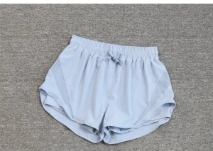 2024 summer cross-border foreign trade Fitness running exercise shorts women's breathable quick-drying anti-exposure short pants